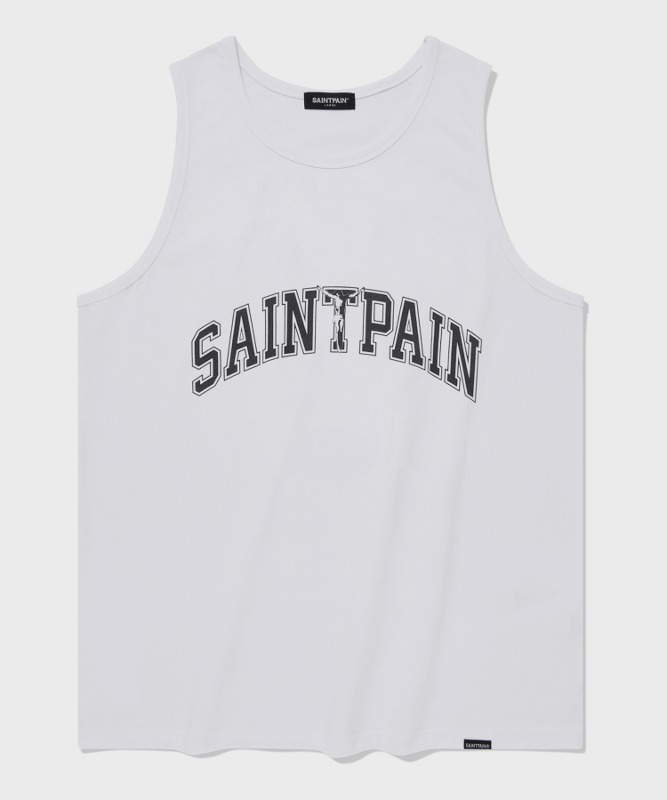 SP OUR LORD ARCH LOGO SLEEVELESS-WHITE